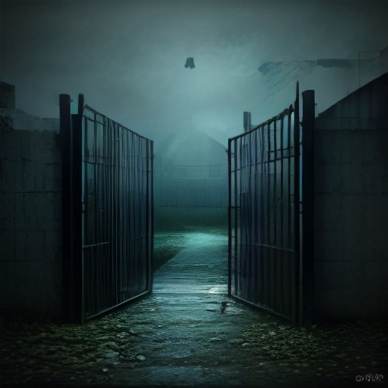 Gate Swinging Open
