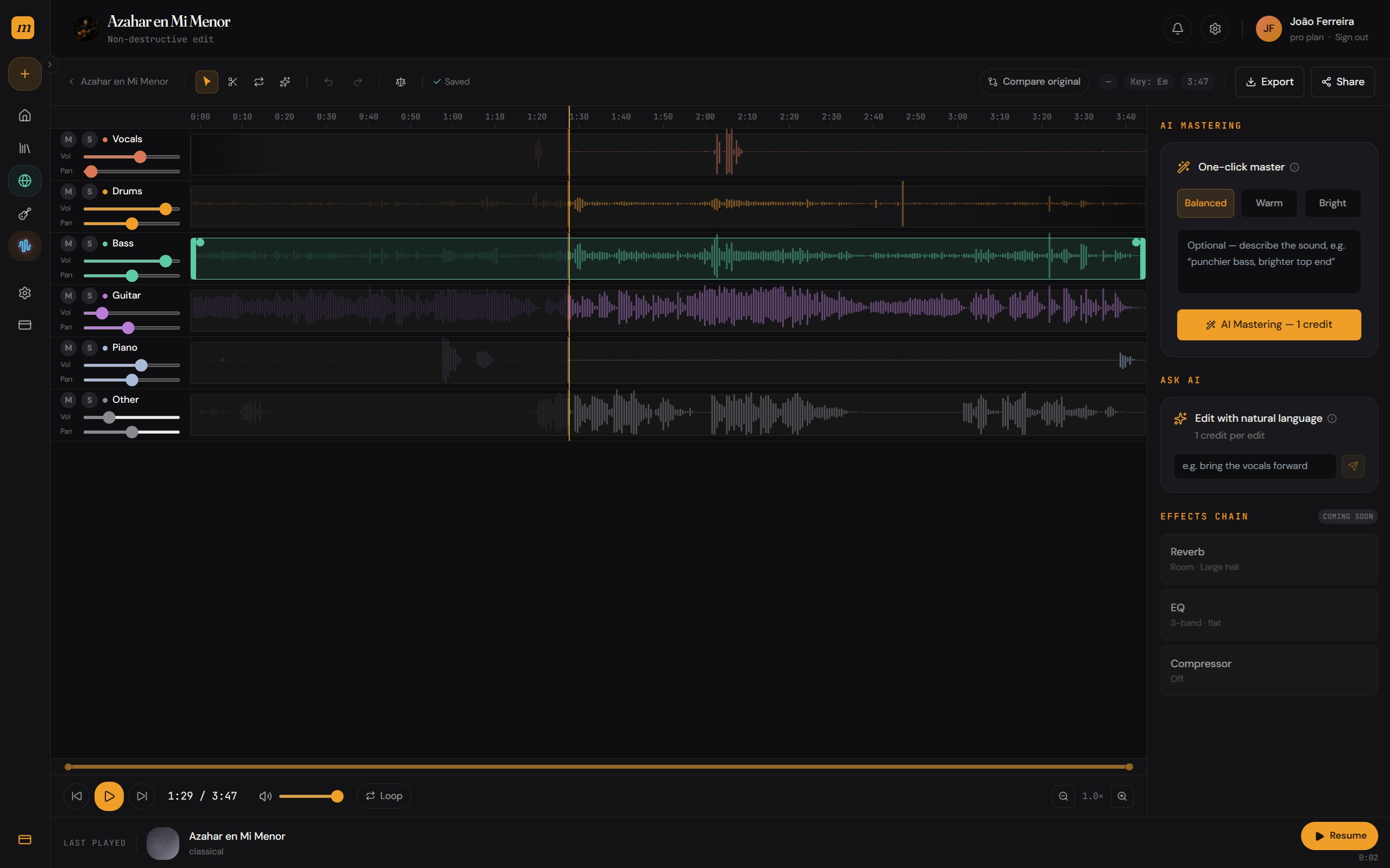 Introducing Remix Studio — full stem control for your AI-generated songs