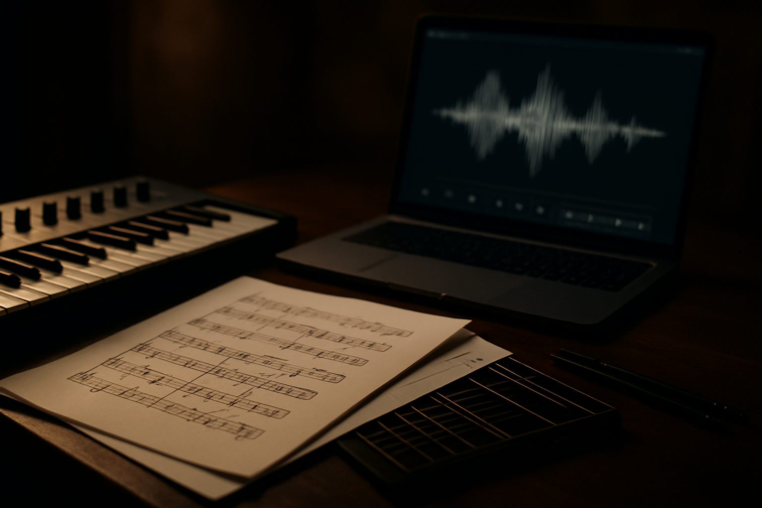 AI Music Generator That Outputs Sheet Music And MIDI: How MelodAI Does It
