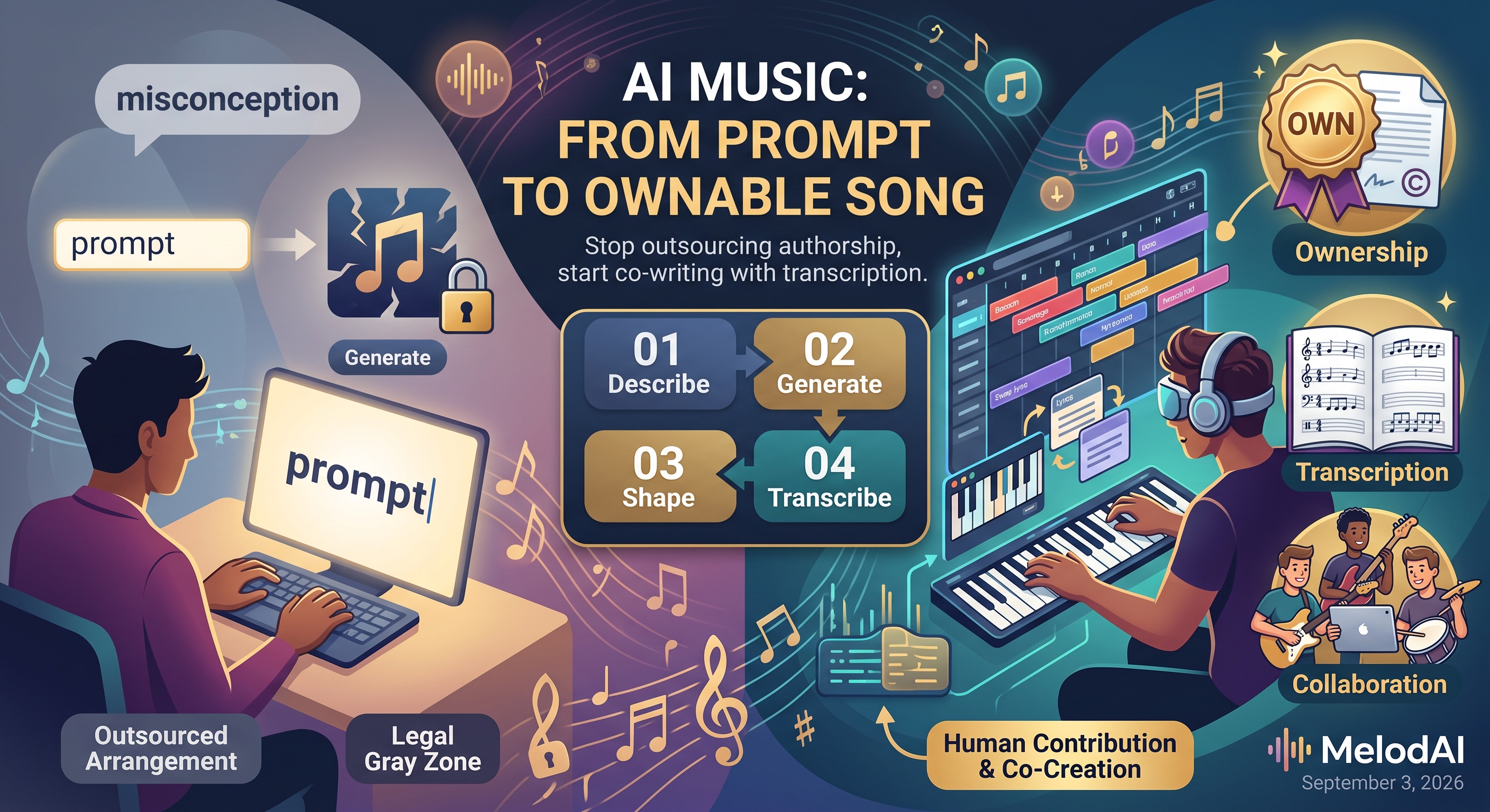 How to Write a Song With AI: The Misconception That's Costing You Time and Rights