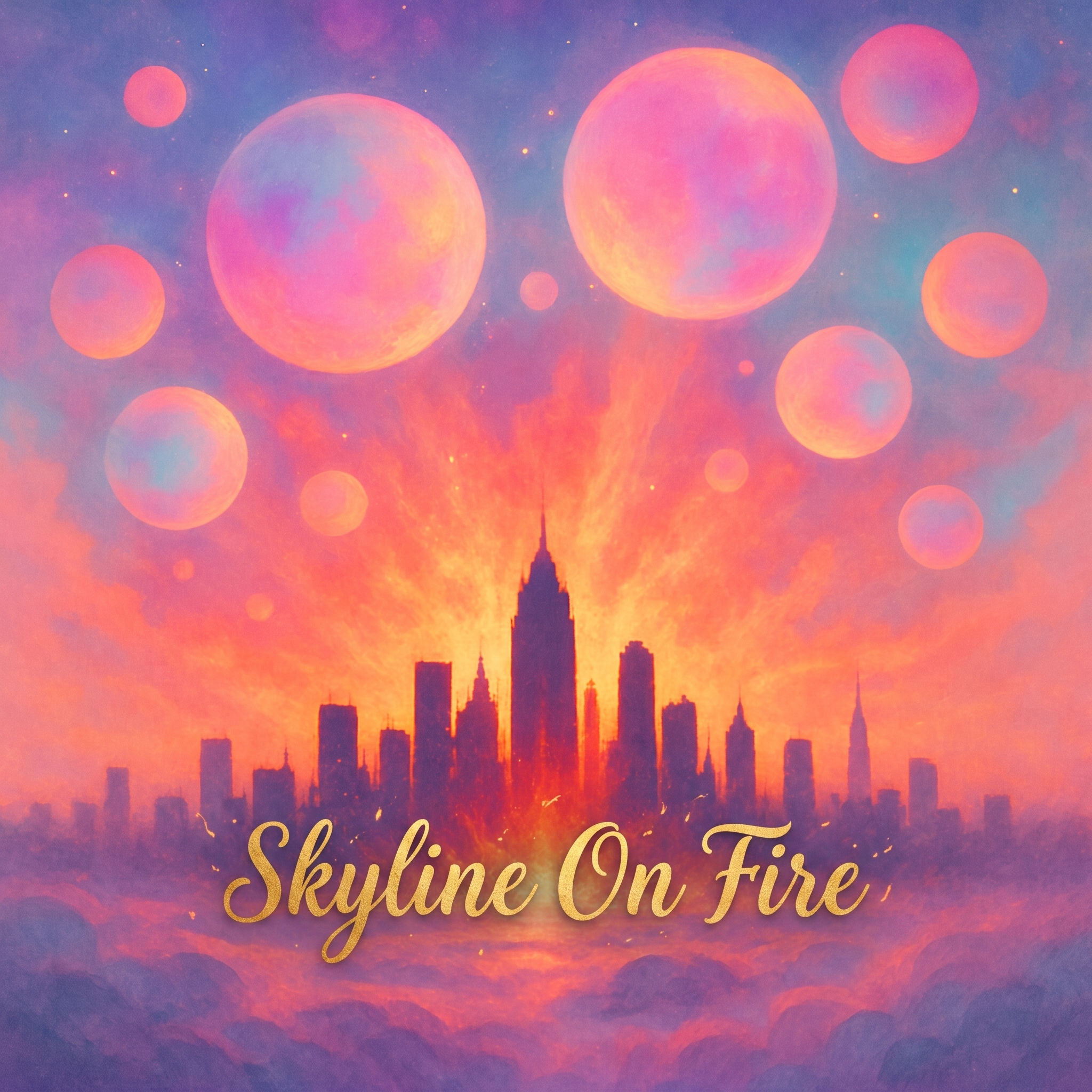 Skyline On Fire